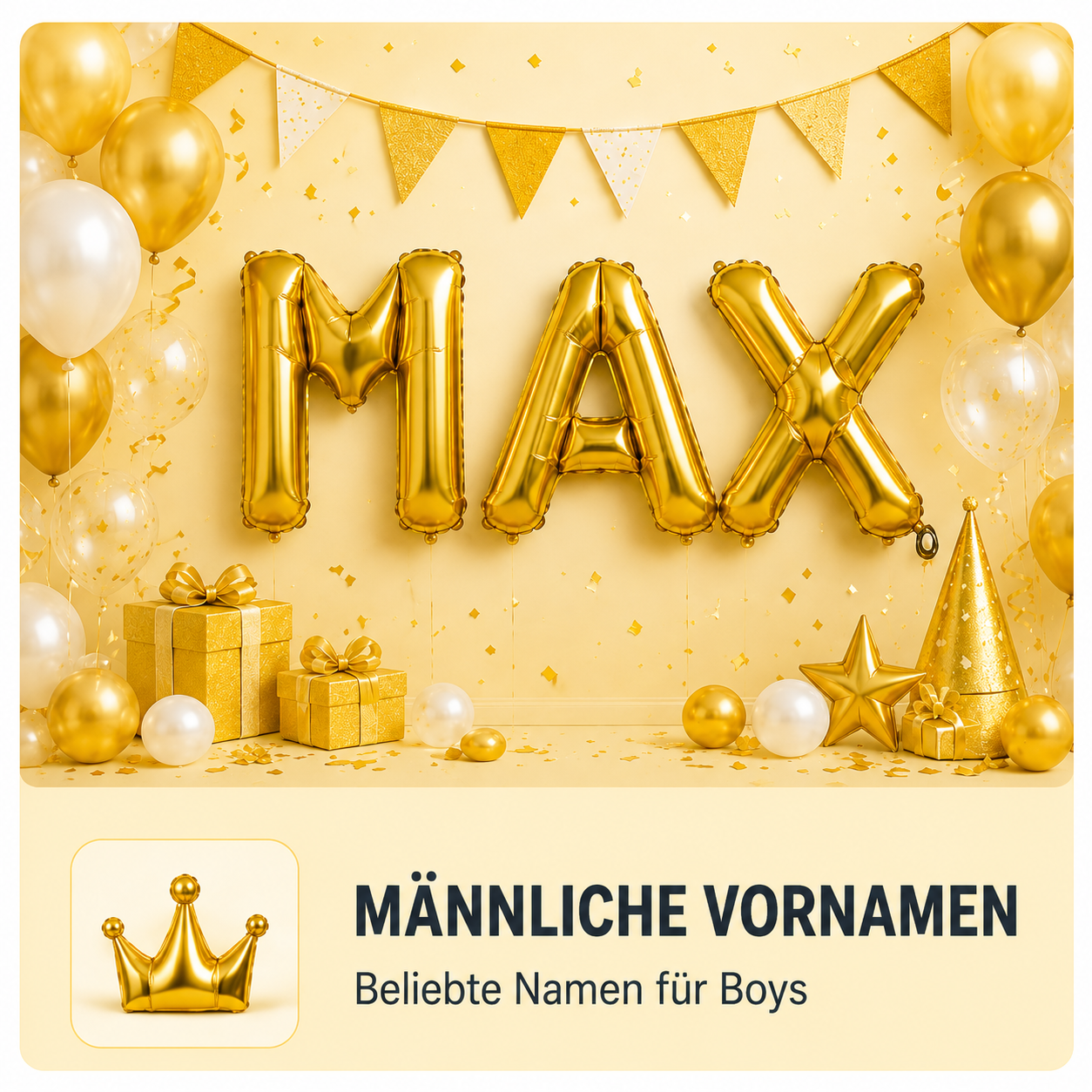 Ballonschriftzüge männliche Vornamen