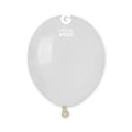 100x Latexballon A50 5"/13cm #000 Pastel Crystal