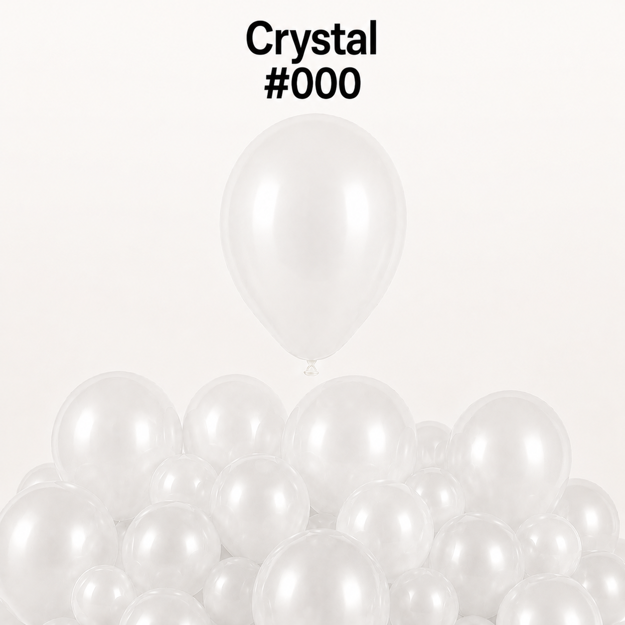 Gemar Latexballon G110 12"/30cm #000 Pastel Crystal