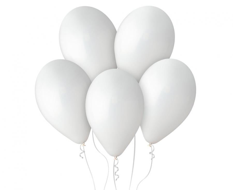 100x Latexballon 12"/30cm #001 Pastel White
