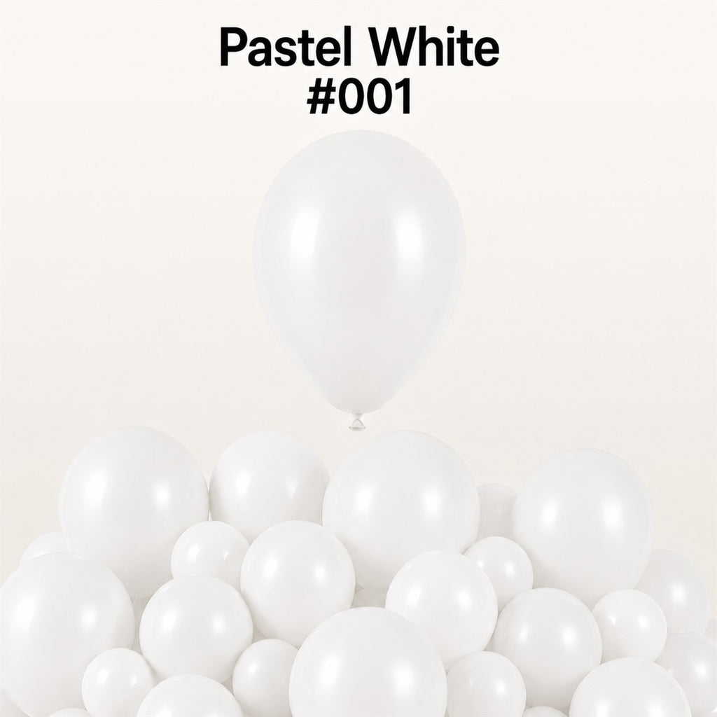 Gemar Latexballon G110 12"/30cm #001 Pastel White