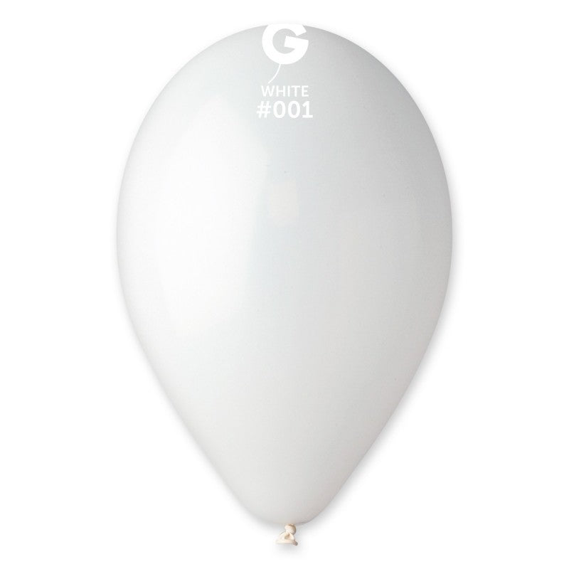 Gemar Latexballon G110 12"/30cm #001 Pastel White