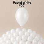 Gemar Latexballon A50 5"/13cm #001 Pastel White
