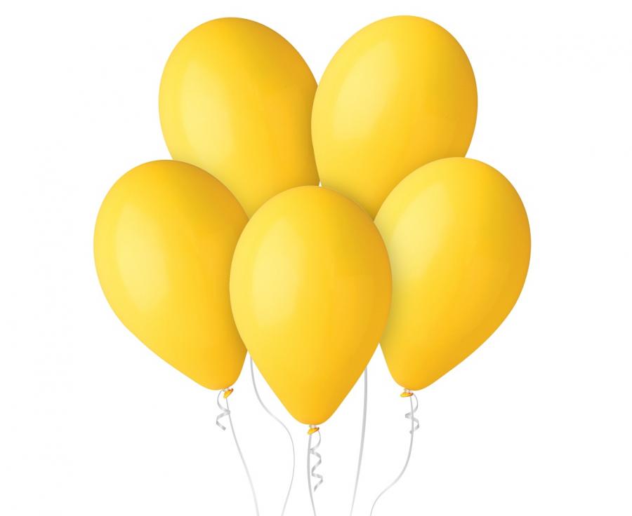 100x Latexballon 12"/30cm #002 Pastel Yellow