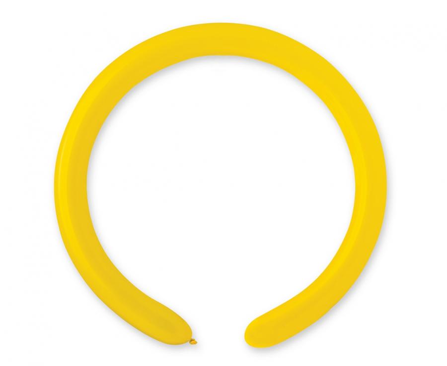 100x Modellierballon D4 (260) 5cm DM #002 Pastel Yellow