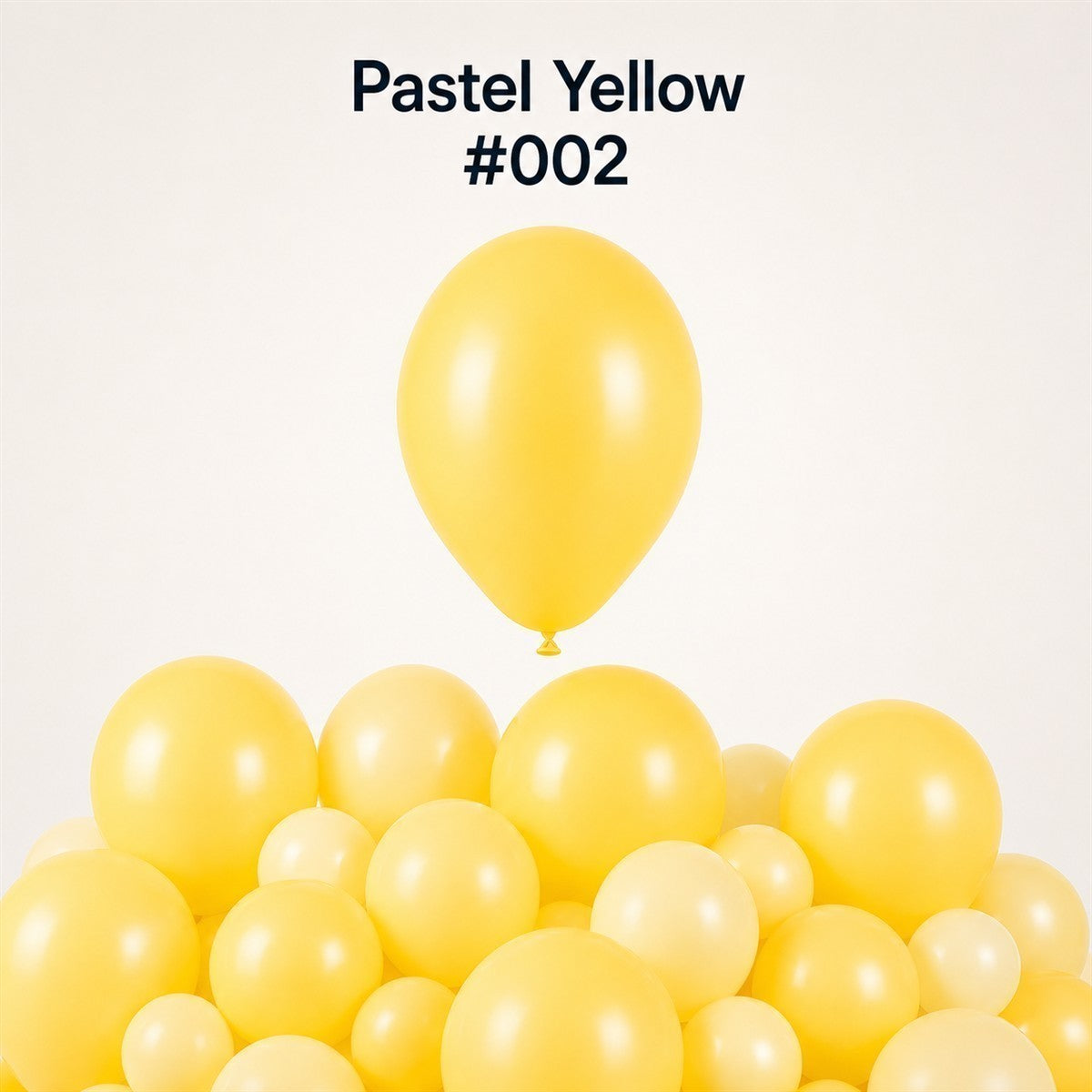 Gemar Latexballon G110 12"/30cm #002 Pastel Yellow