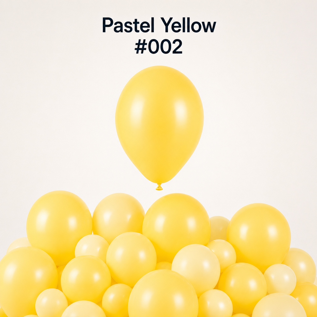 Gemar Latexballon G110 12"/30cm #002 Pastel Yellow