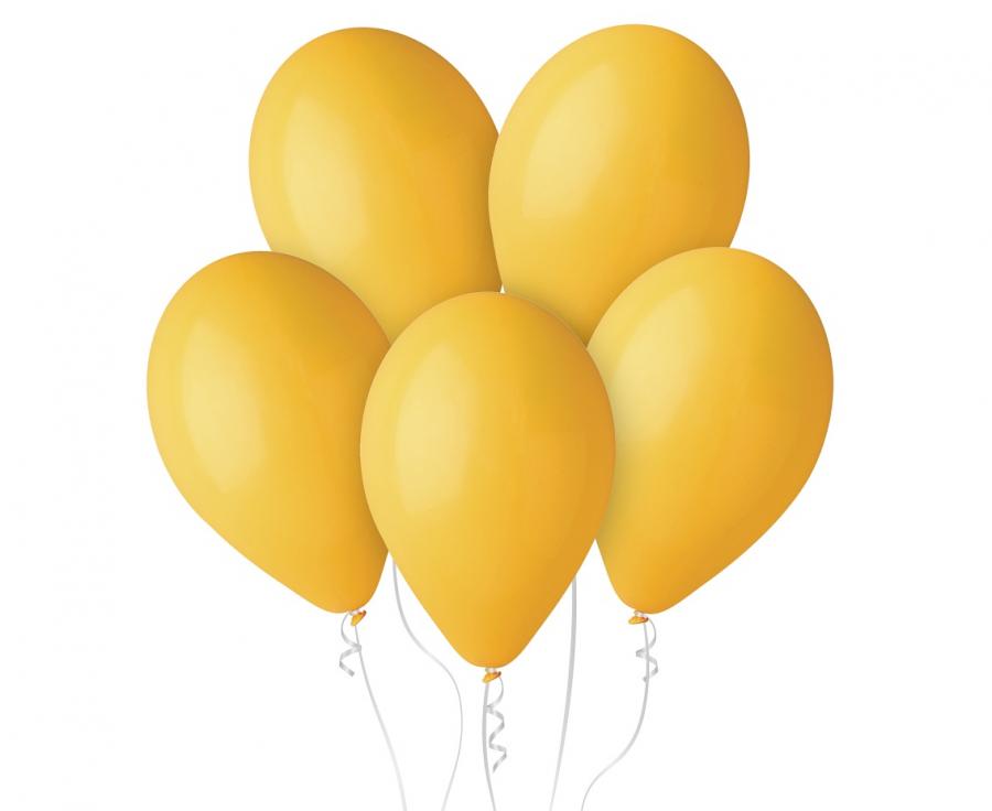 100x Latexballon 12"/30cm #003 Pastel Mango Yellow