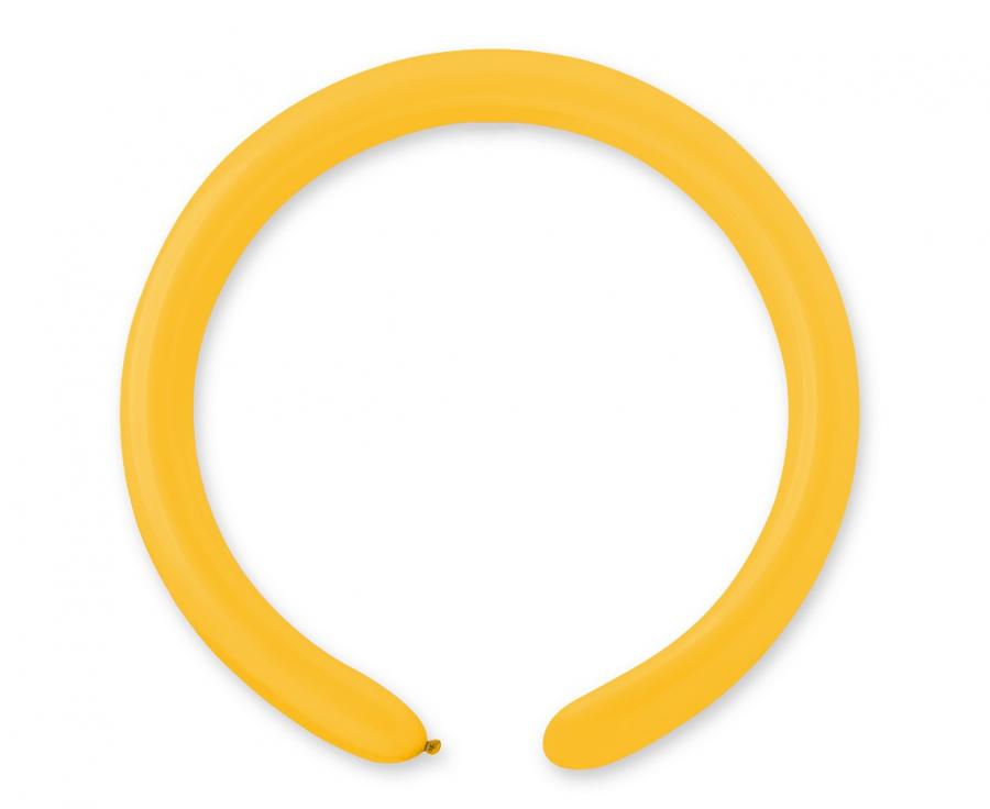 100x Modellierballon D4 (260) 5cm DM #003 Pastel Mango Yellow