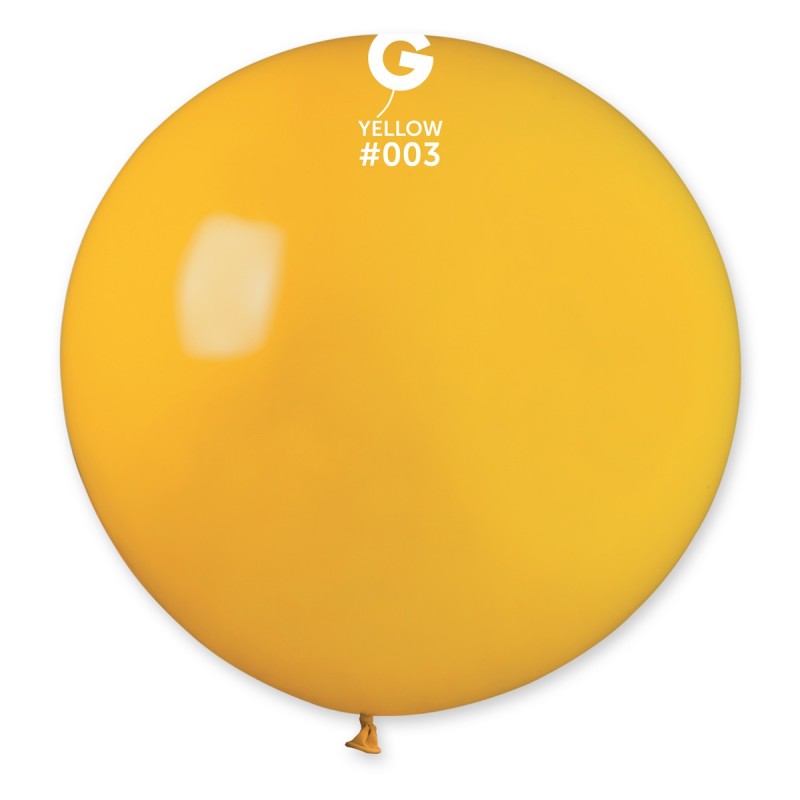 1x Latexballon G220 30"/75cm DM #003 Pastel Mango Yellow