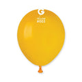 100x Latexballon A50 5"/13cm #003 Pastel Mango Yellow