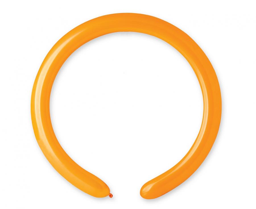 100x Modellierballon D4 (260) 5cm DM #004 Pastel Orange