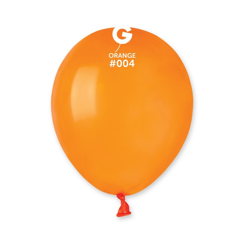 100x Latexballon A50 5"/13cm #004 Pastel Orange