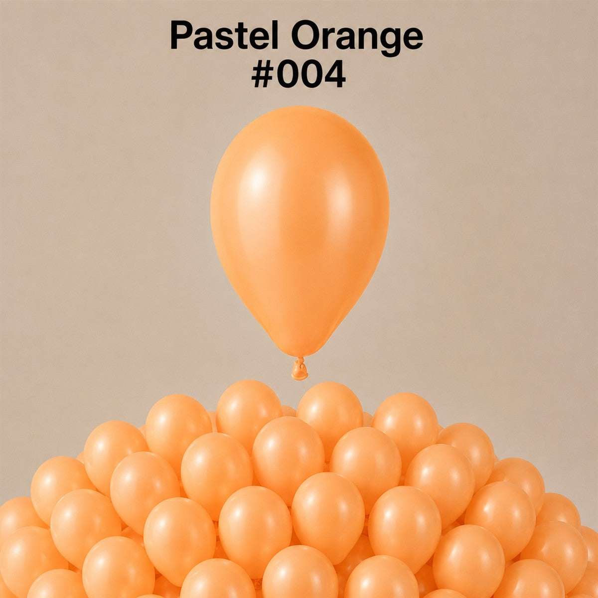 Gemar Latexballon A50 5"/13cm #004 Pastel Orange