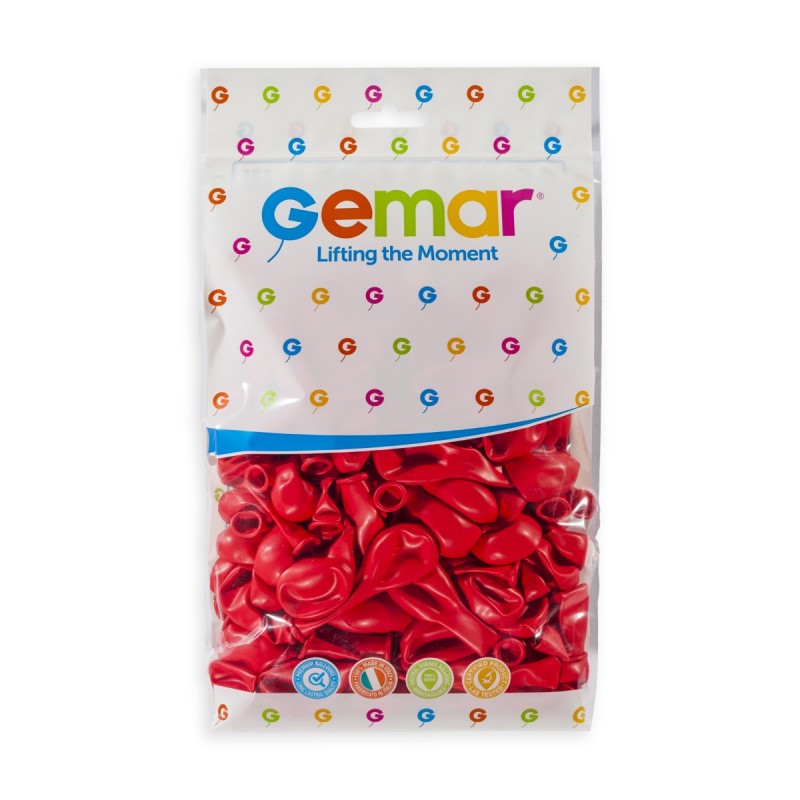 Gemar Latexballon A50 5"/13cm #005 Pastel Raspberry Red