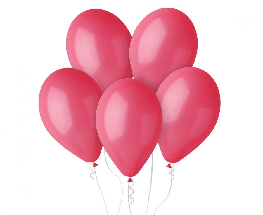 100x Latexballon 12"/30cm #005 Pastel Rasberry Red