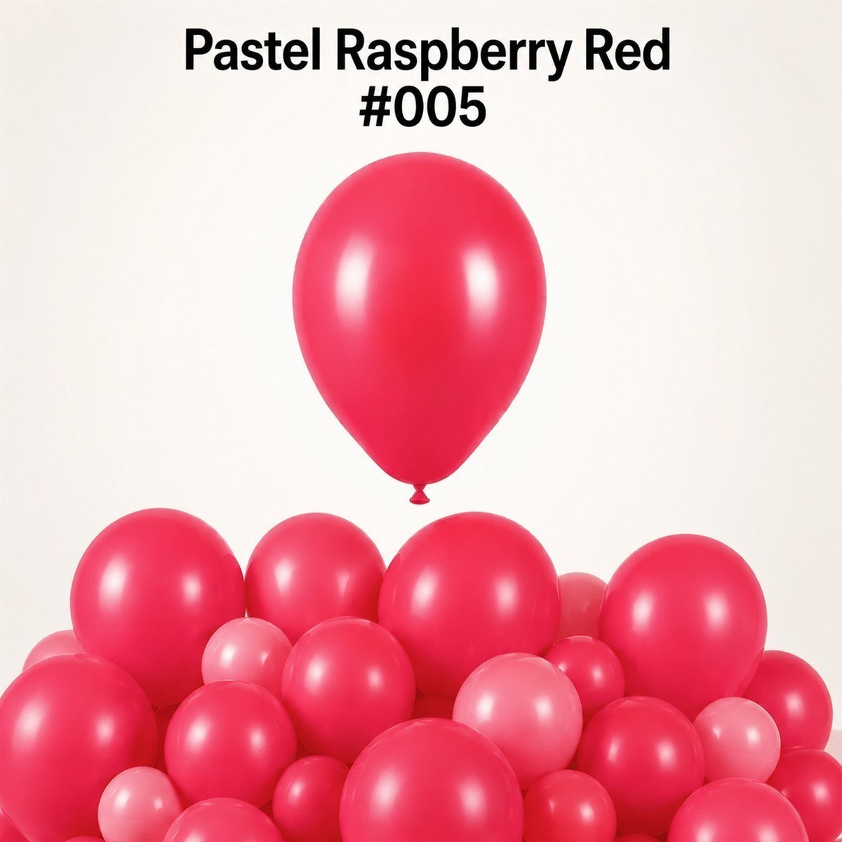 Gemar Latexballon G110 12"/30cm #005 Pastel Raspberry Red