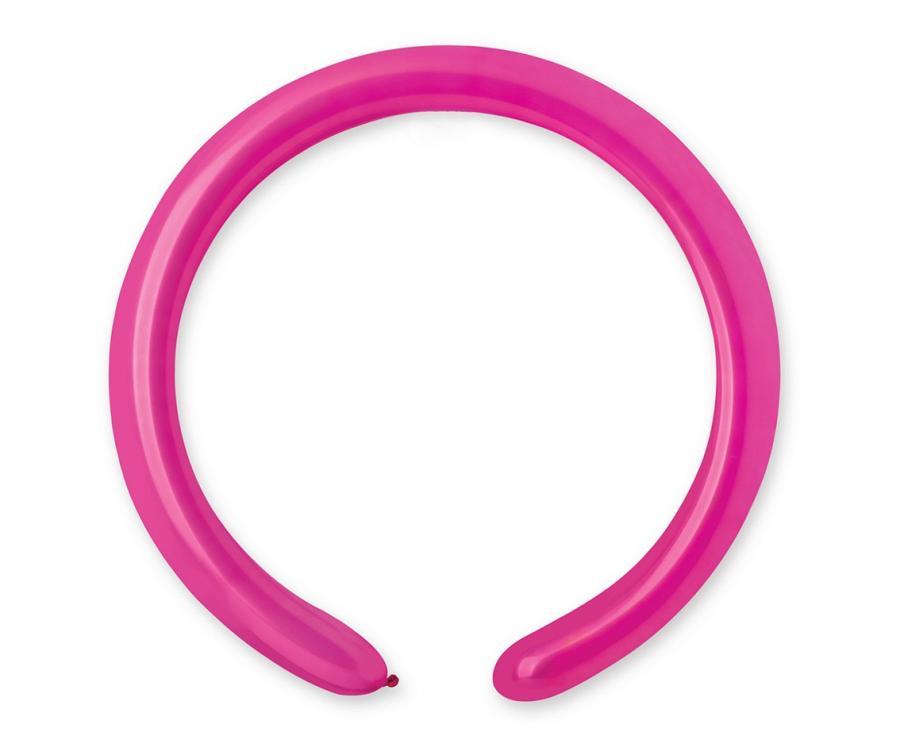 100x Modellierballon D4 (260) 5cm DM #007 Pastel Dark Pink