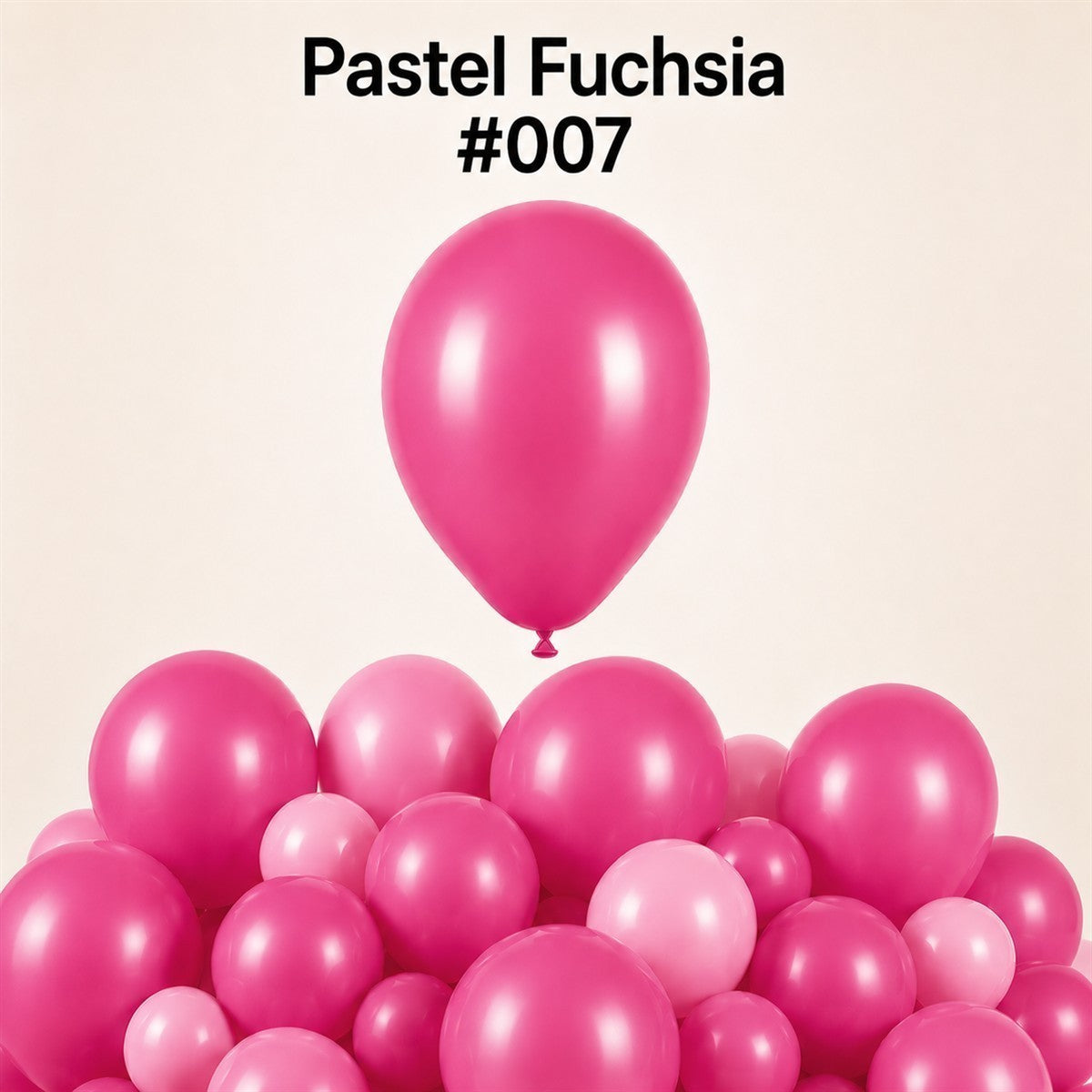 Gemar Latexballon G110 12"/30cm #007 Pastel Fuchsia