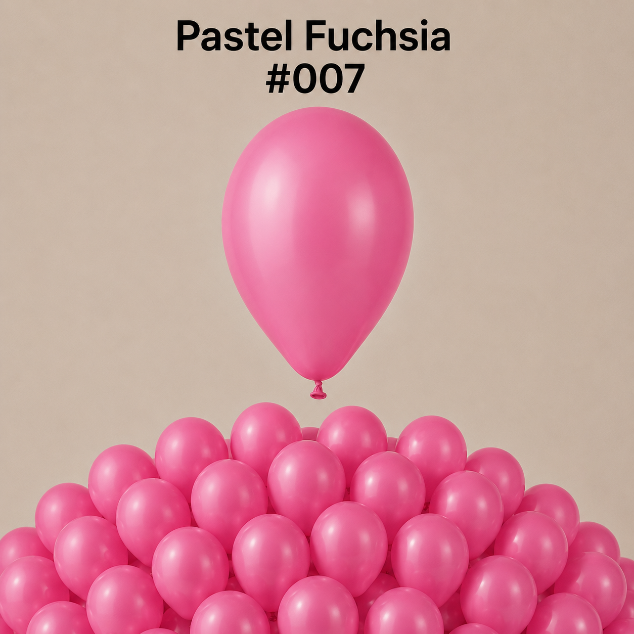 Gemar Latexballon A50 5"/13cm #007 Pastel Fuchsia