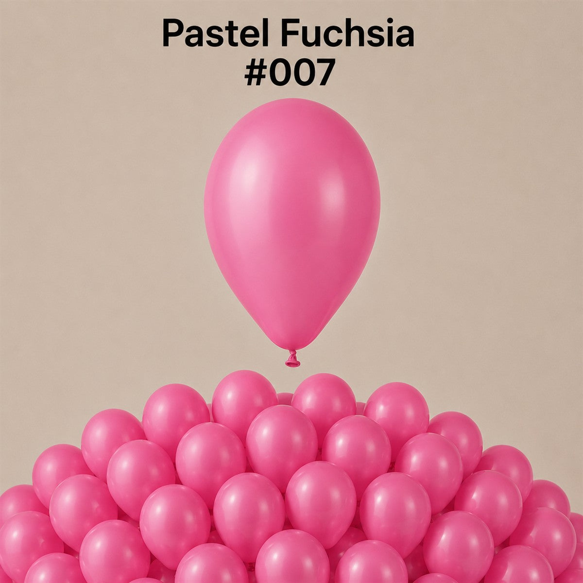 Gemar Latexballon A50 5"/13cm #007 Pastel Fuchsia
