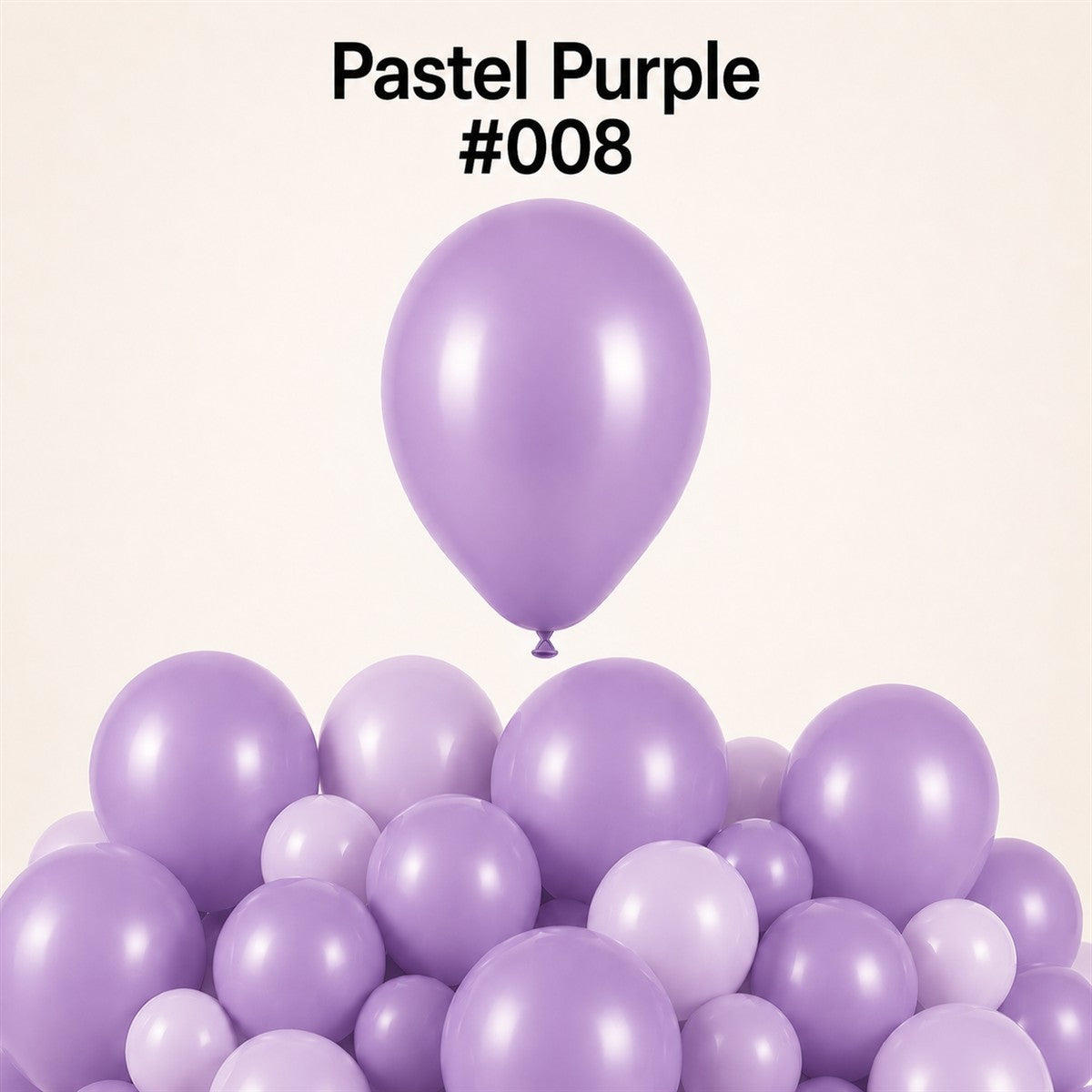 Gemar Latexballon G110 12"/30cm #008 Pastel Purple
