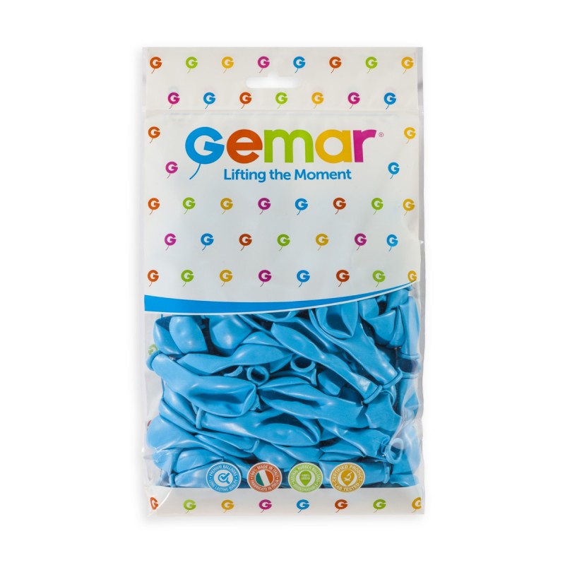 Gemar Latexballon A50 5"/13cm #009 Pastel Light Blue
