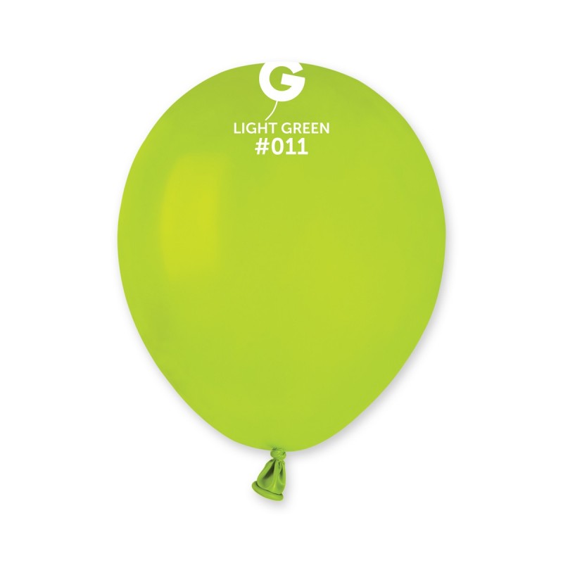 100x Latexballon A50 5"/13cm #011 Pastel Pistachio