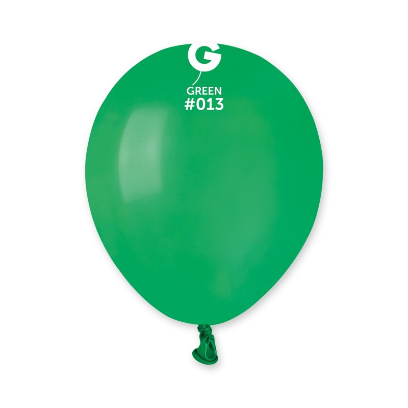 100x Latexballon A50 5"/13cm #013 Pastel Winter Green