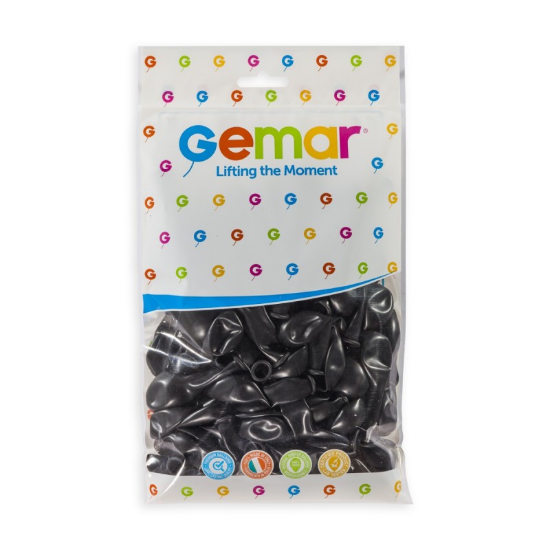 Gemar Latexballon A50 5"/13cm #014 Pastel Black