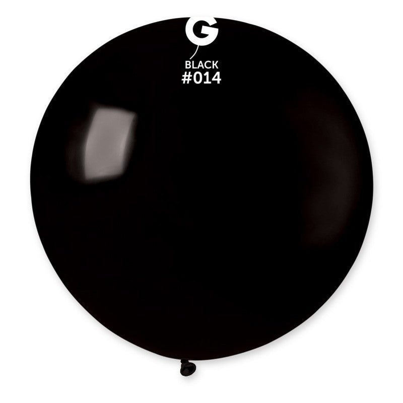 1x Latexballon G30 31"/80cm DM #014 Pastel Black