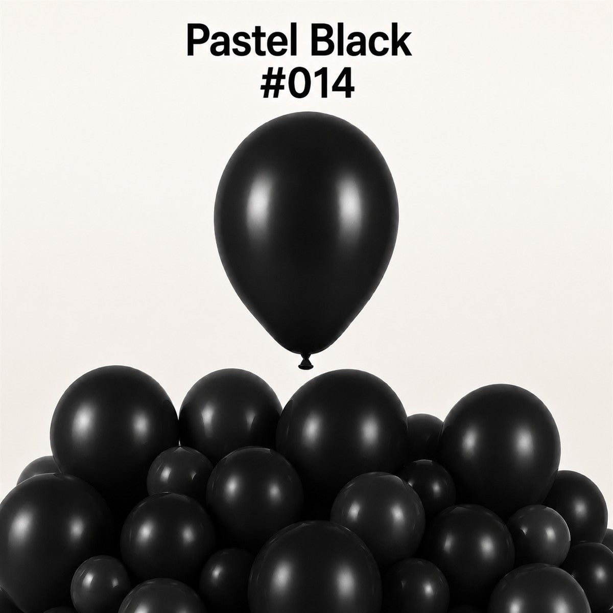 Gemar Latexballon G110 12"/30cm #014 Pastel Black