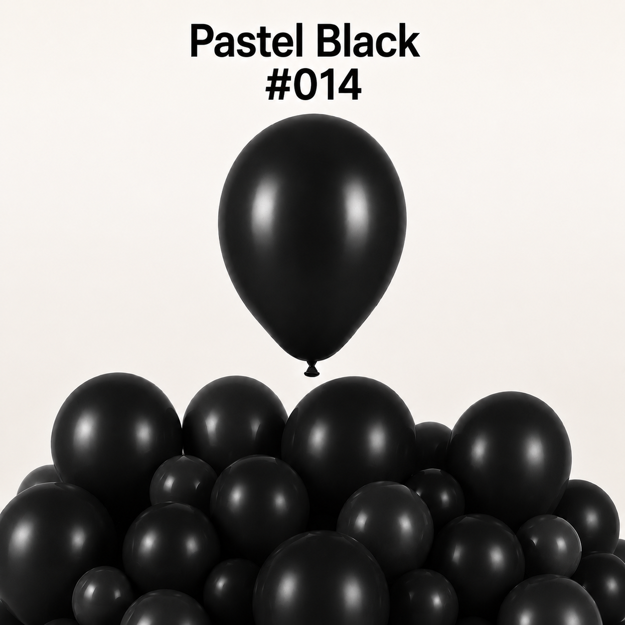 Gemar Latexballon G110 12"/30cm #014 Pastel Black
