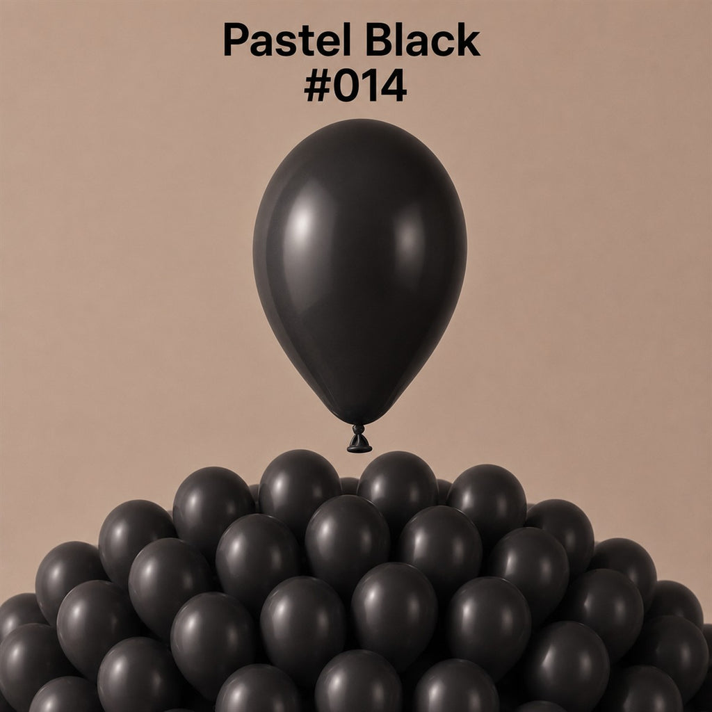 Gemar Latexballon A50 5"/13cm #014 Pastel Black