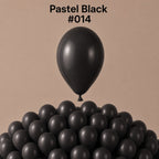 Gemar Latexballon A50 5"/13cm #014 Pastel Black