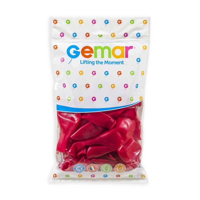 Gemar Latexballon G120 13"/33cm #016 Crystal Rainbow Pink