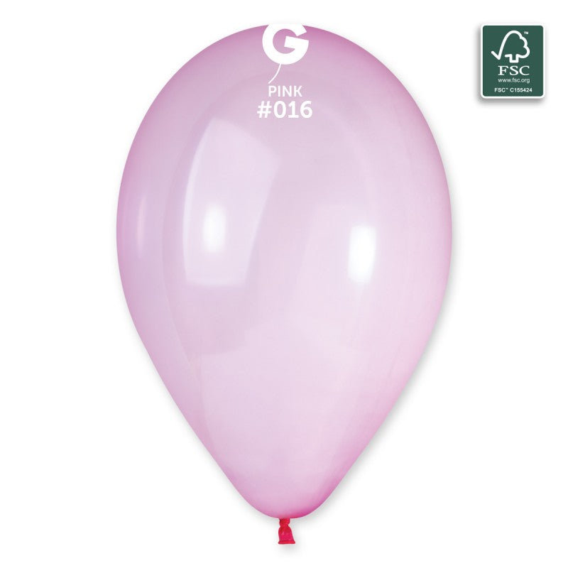 Gemar Latexballon G120 13"/33cm #016 Crystal Rainbow Pink
