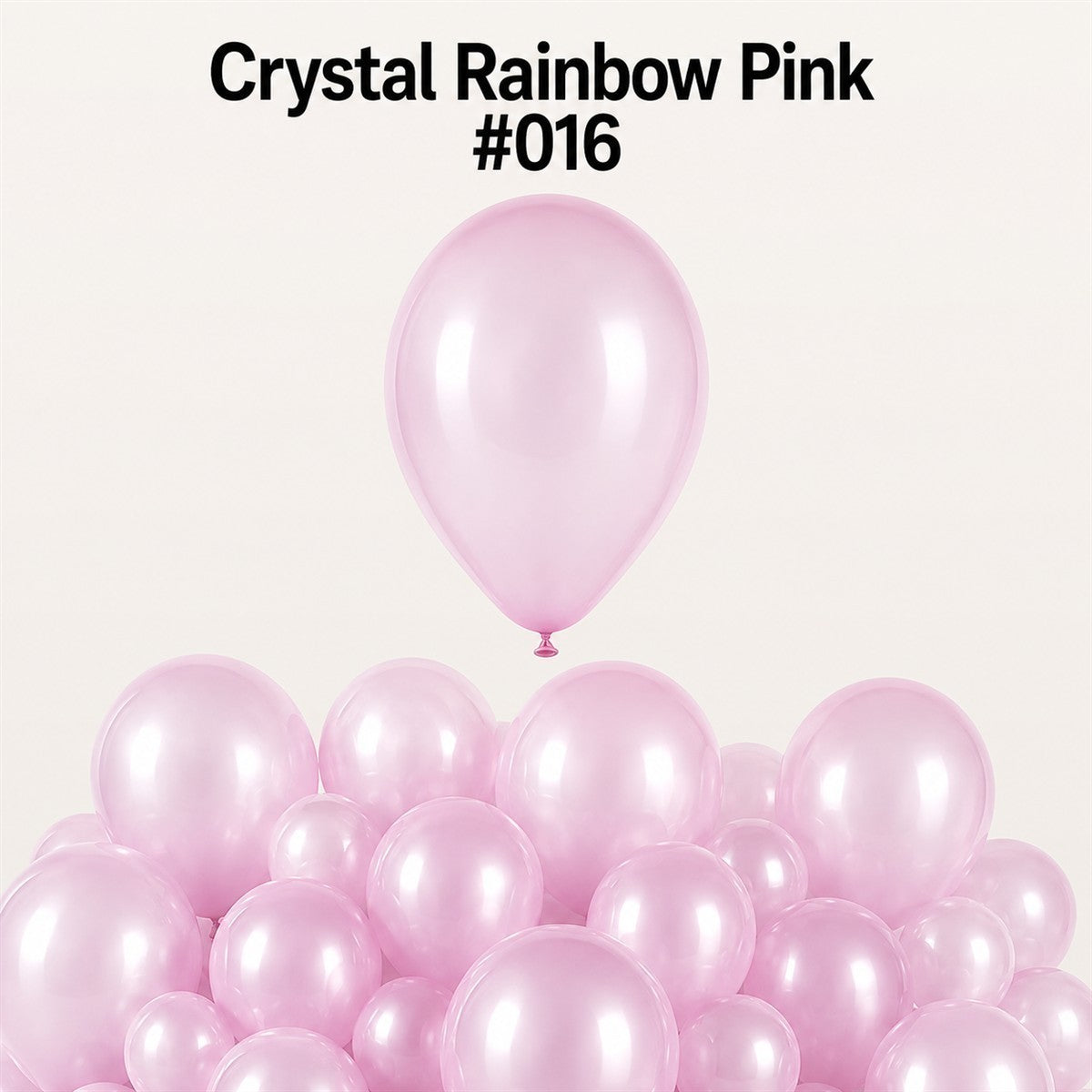 Gemar Latexballon G120 13"/33cm #016 Crystal Rainbow Pink