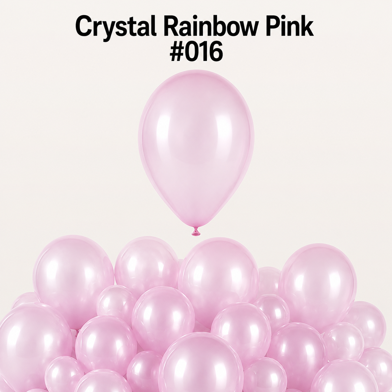 Gemar Latexballon G120 13"/33cm #016 Crystal Rainbow Pink