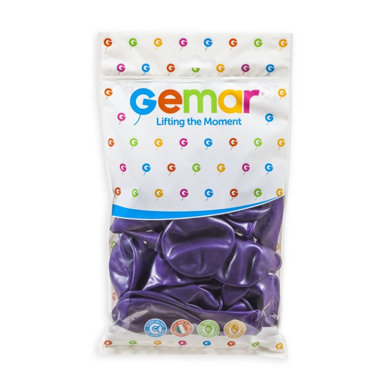 Gemar Latexballon G120 13"/33cm #017 Crystal Rainbow Lilac