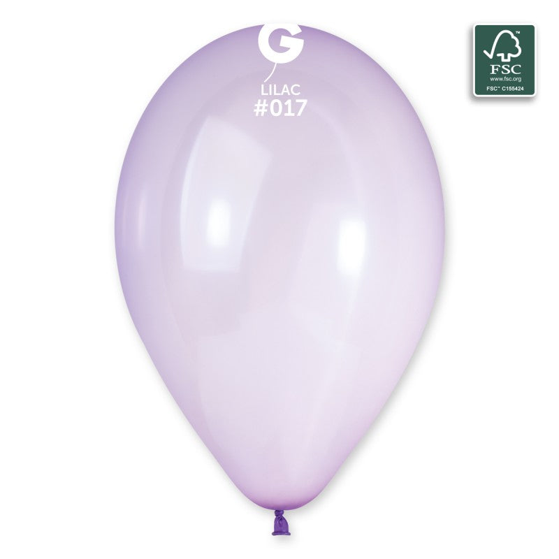 Gemar Latexballon G120 13"/33cm #017 Crystal Rainbow Lilac