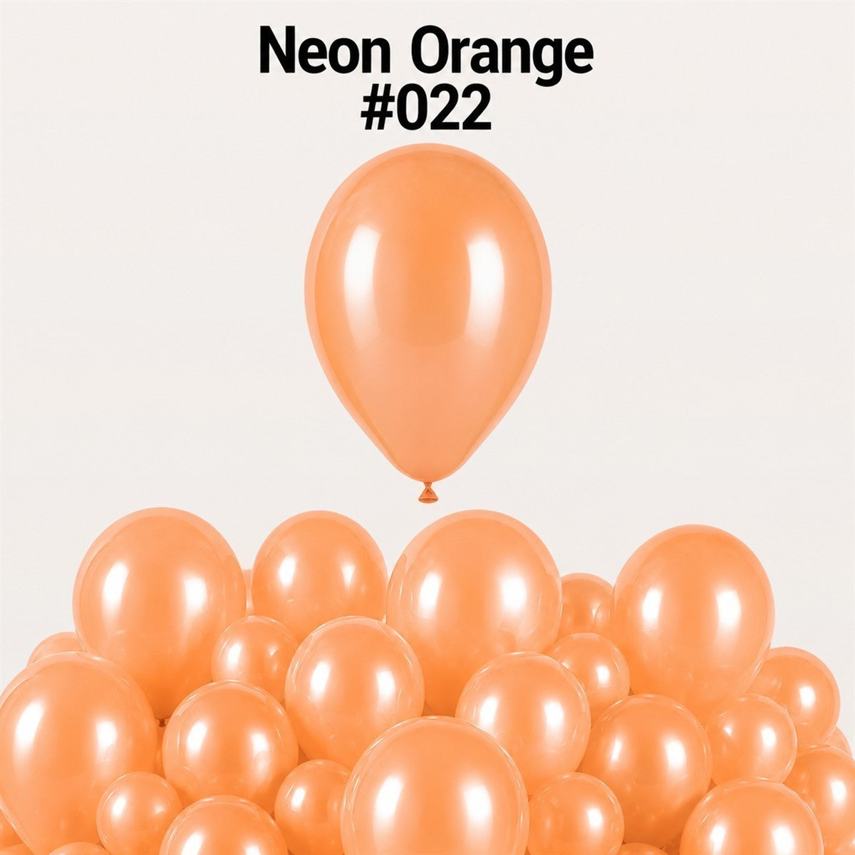 Gemar Latexballon G110 12"/30cm #022 Neon Orange