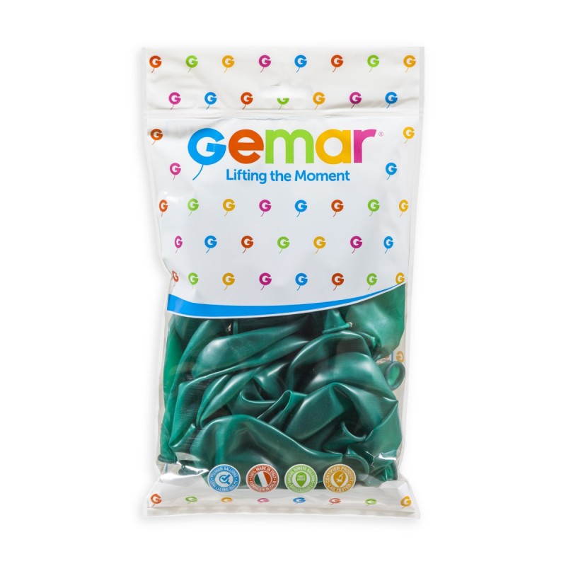 Gemar Latexballon G120 13"/33cm #023 Crystal Rainbow Jade Green