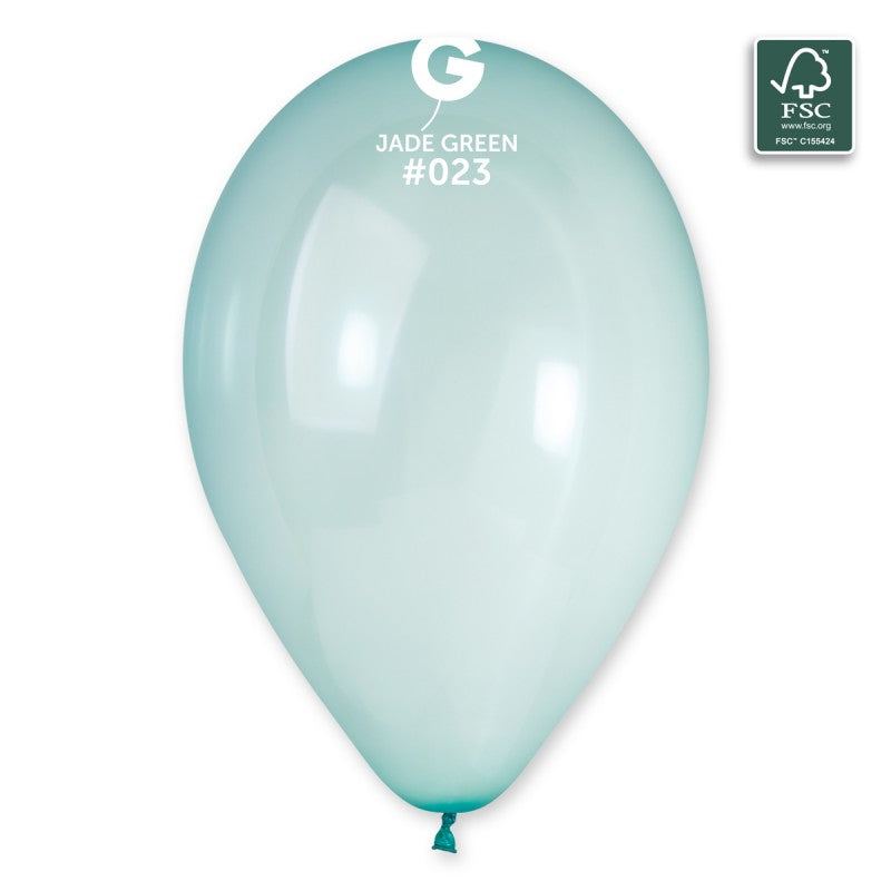 Gemar Latexballon G120 13"/33cm #023 Crystal Rainbow Jade Green