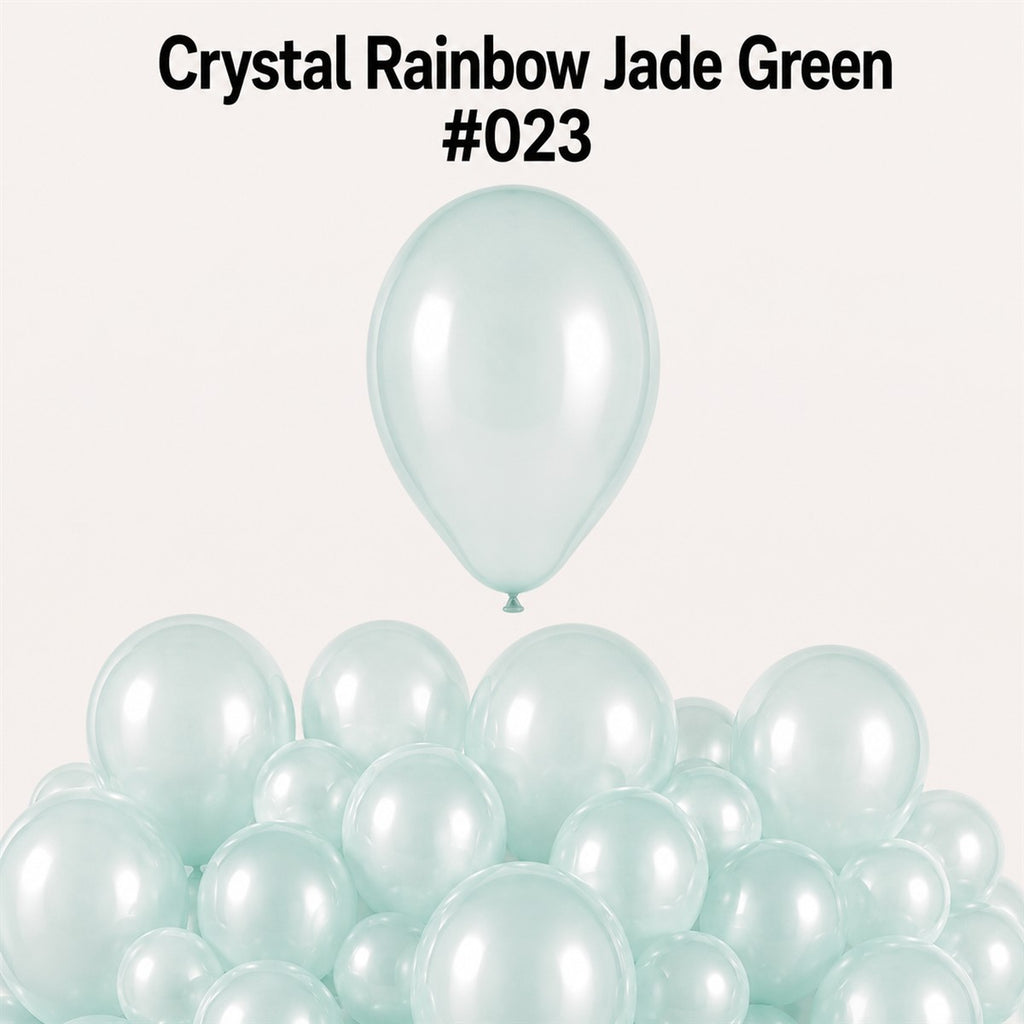 Gemar Latexballon G120 13"/33cm #023 Crystal Rainbow Jade Green