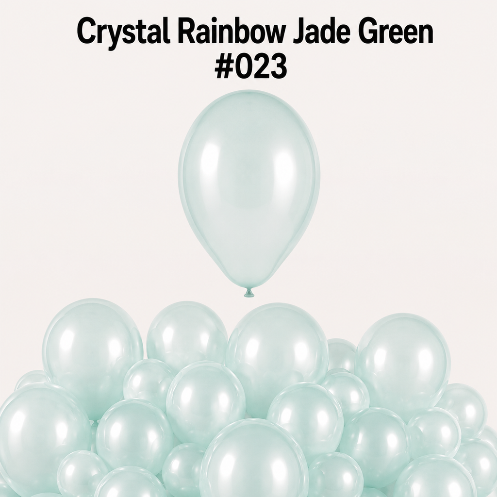 Gemar Latexballon G120 13"/33cm #023 Crystal Rainbow Jade Green