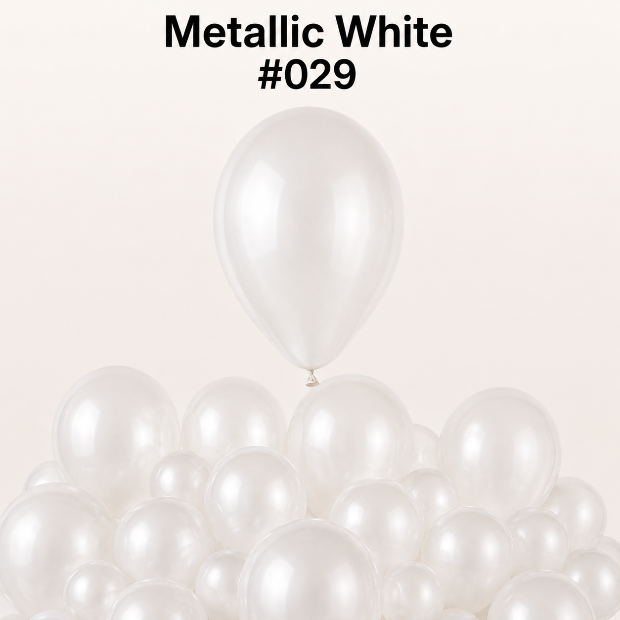 Gemar Latexballon G110 12"/30cm #029 Metallic White