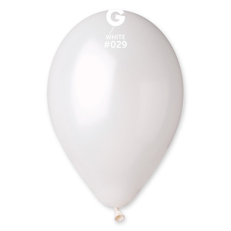 Gemar Latexballon G110 12"/30cm #029 Metallic White