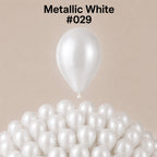 Gemar Latexballon A50 5"/13cm #029 Metallic White