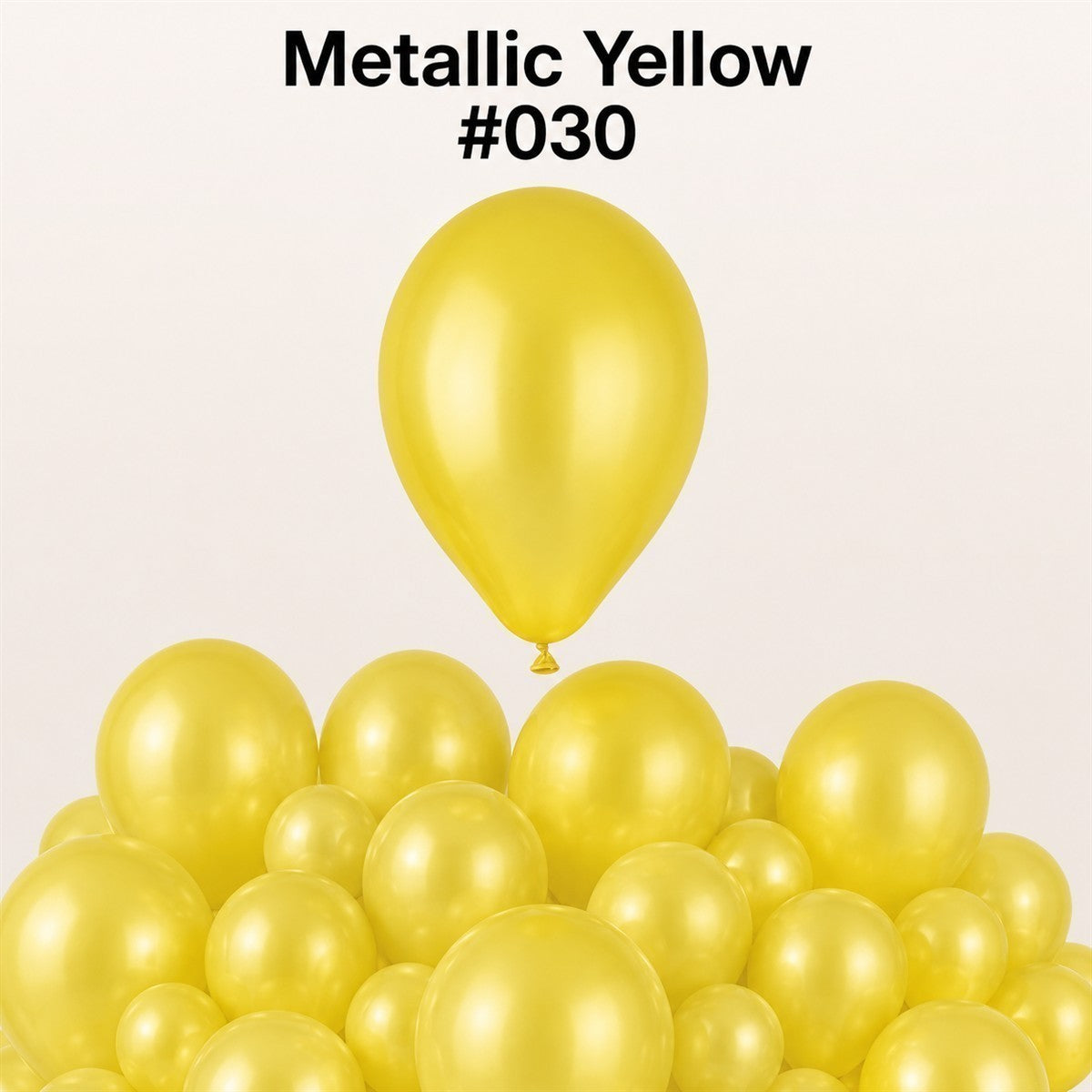 Gemar Latexballon G110 12"/30cm #030 Metallic Yellow